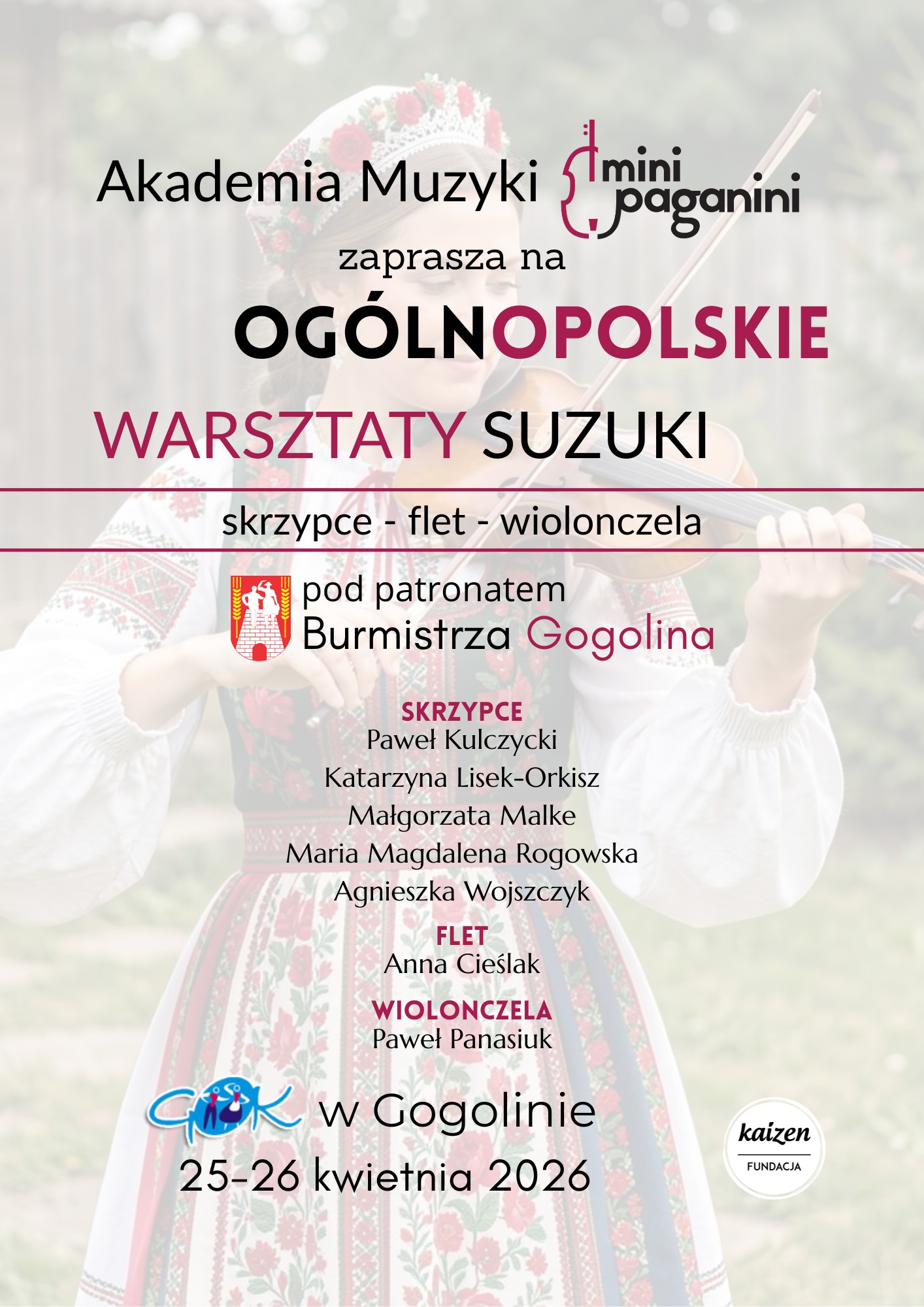 OGÓLNOPOLSKIE WARSZTATY SUZUKI